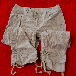 International Concepts Khacki crop pant